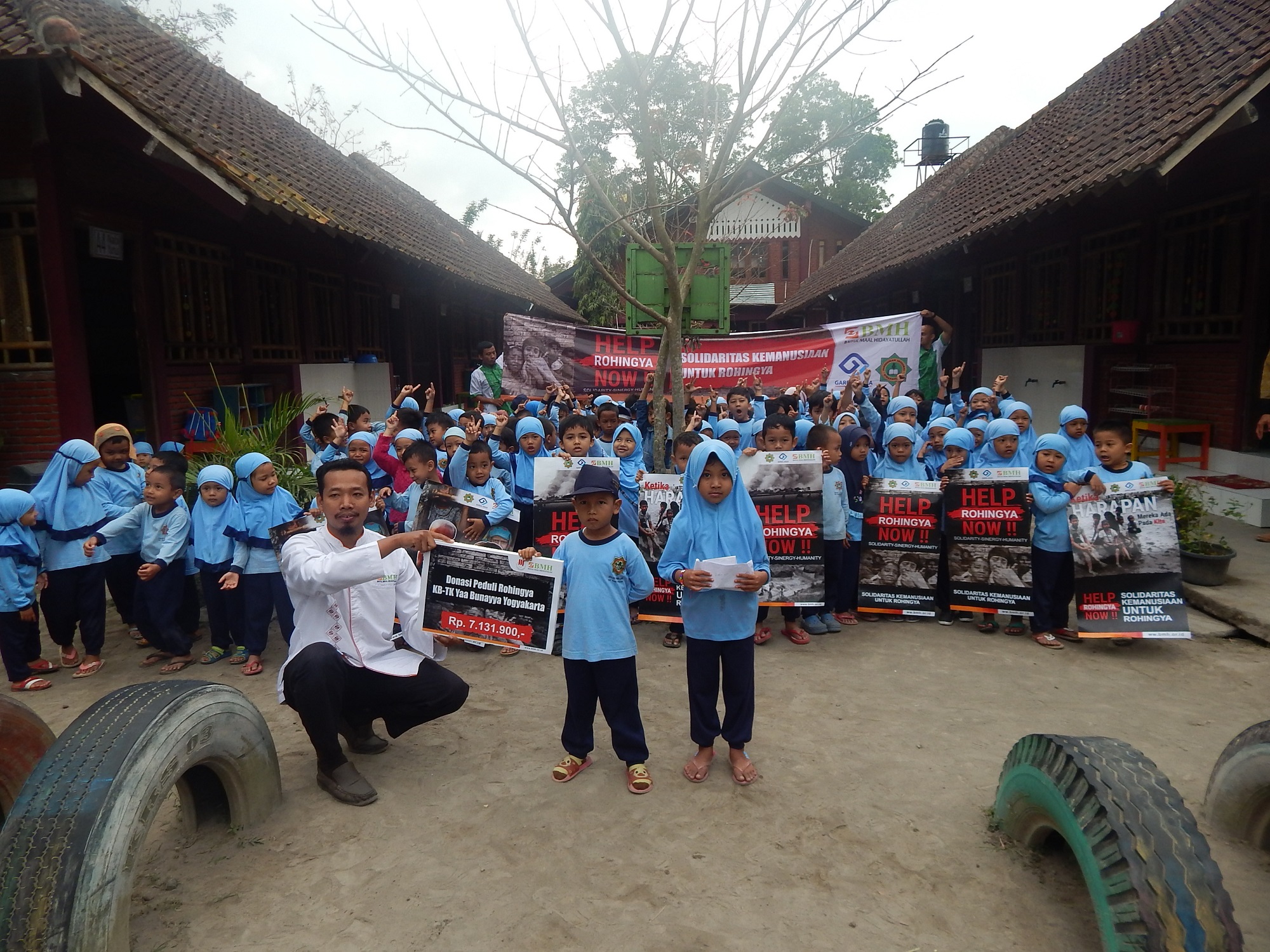 Sekolah Integral Hidayatullah Yogyakarta Galang Dana untuk 