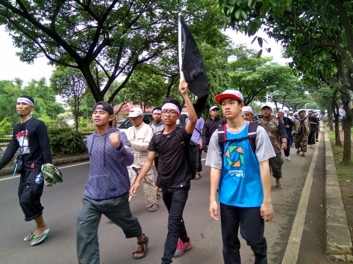 Jelang Aksi Reuni 212: GNPF Bogor Raya Longmarch Menuju 